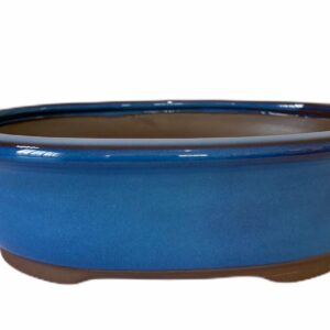 VASO BONSAI LITERATO OVAL 18,6X13,2X5,6 CM AZUL